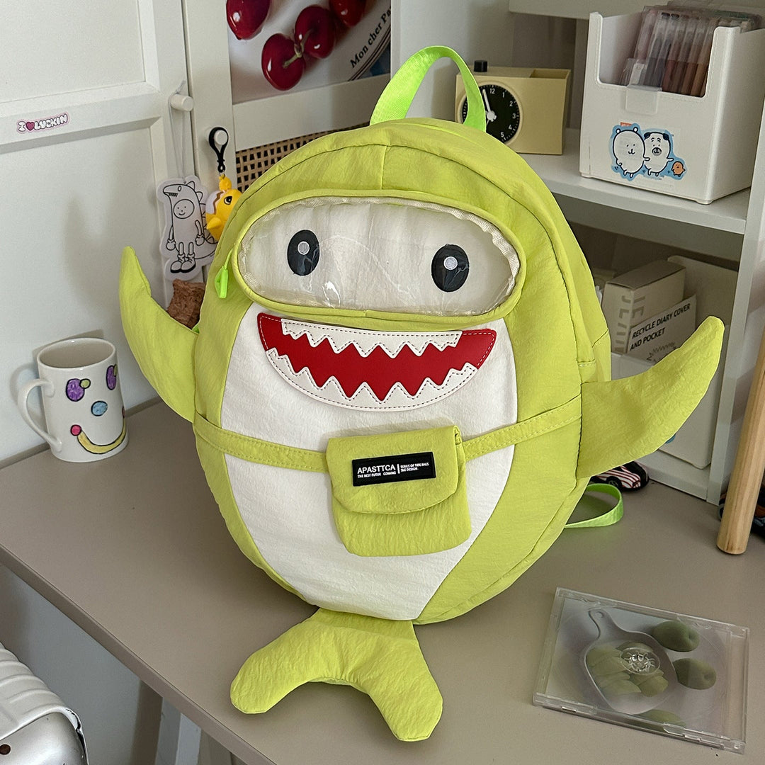 Adorable Shark-Shaped School Backpack