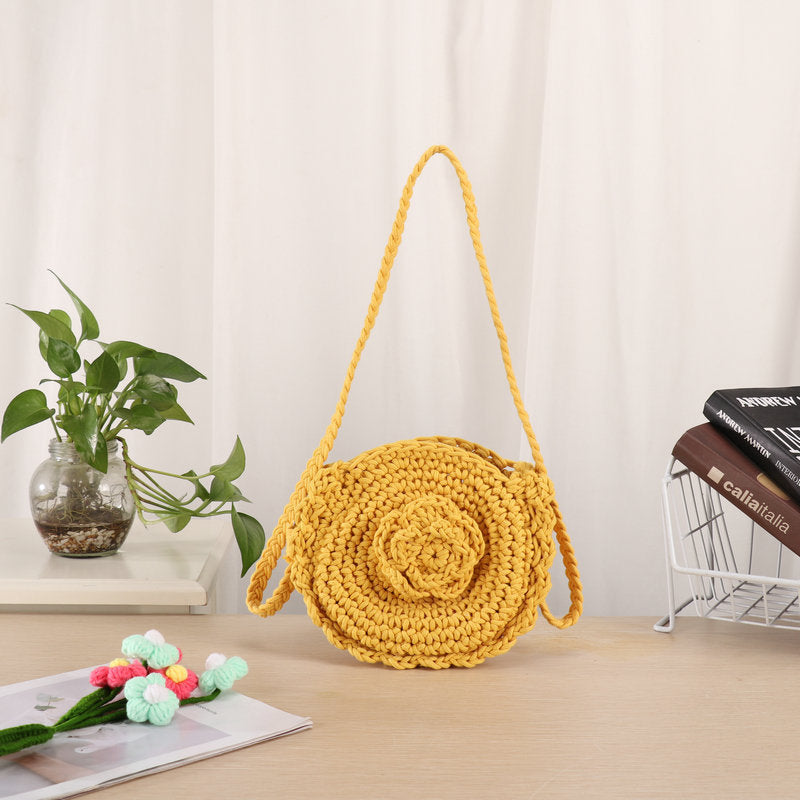 Handmade Crossbody Bag In Unique Floral Pattern Kalsten