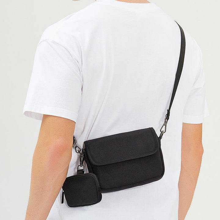 Dual-Compartment Utility Messenger Bag Kalsten