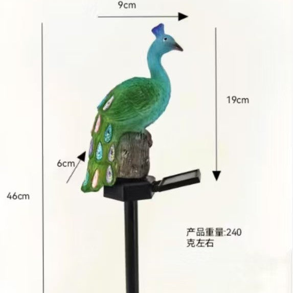 Whimsical Solar-Powered Squirrel Garden Stake Light With Integrated Solar Panel And Warm LED Glow Kalsten