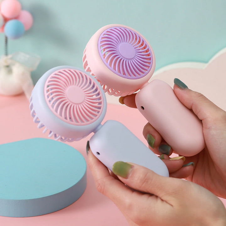Ladies portable handheld fan with ergonomic design and USB connection Kalsten