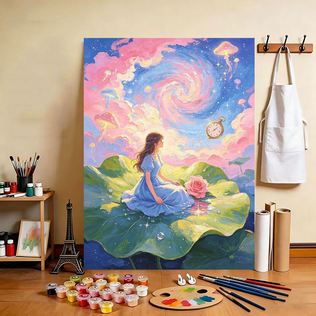 Dreamy Celestial Painting Canvas Art Kalsten