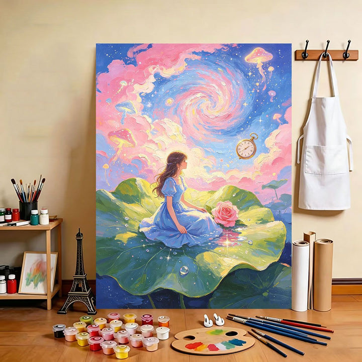 Dreamy Celestial Painting Canvas Art Kalsten