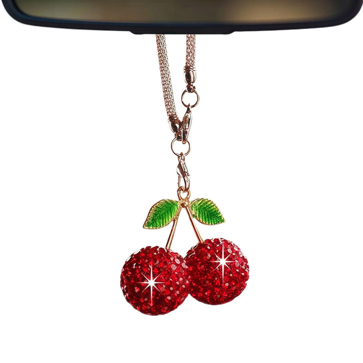 Sparkling Cherry Pendant Necklace Kalsten