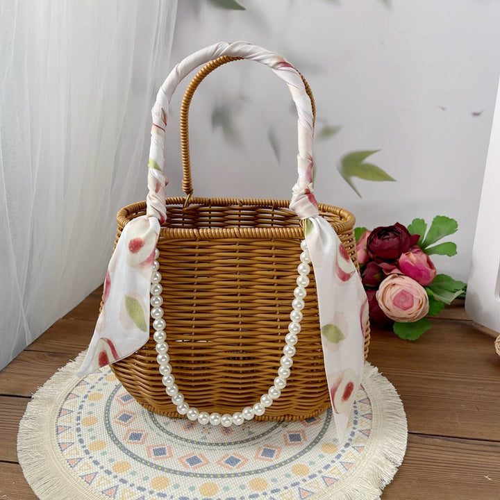 Women Diamond-shaped Handheld Basket Kalsten