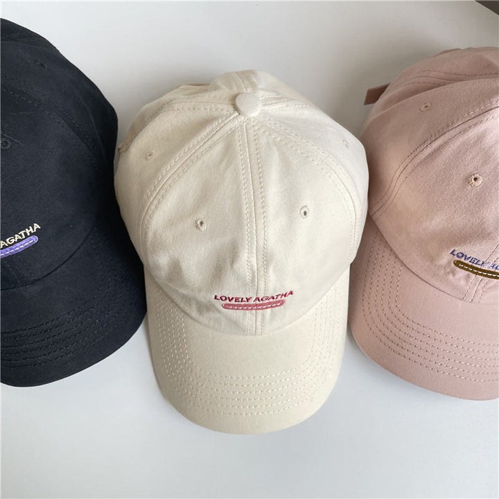 Women's Suede Embroidered Baseball Cap Kalsten