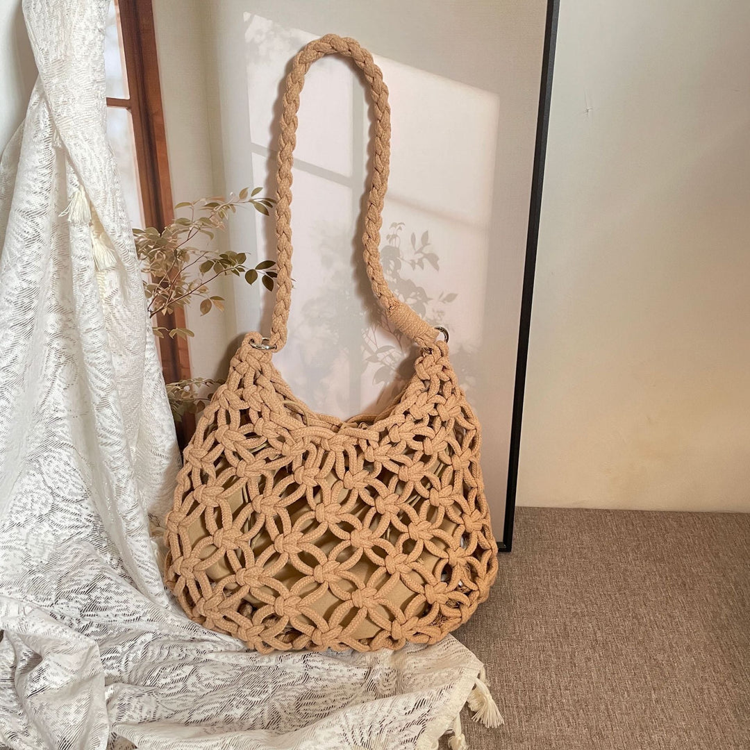 Fashionable Macrame Tote Bag Kalsten