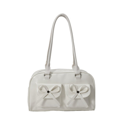Stylish Multifunctional Handbag with Bow Detail Acalora