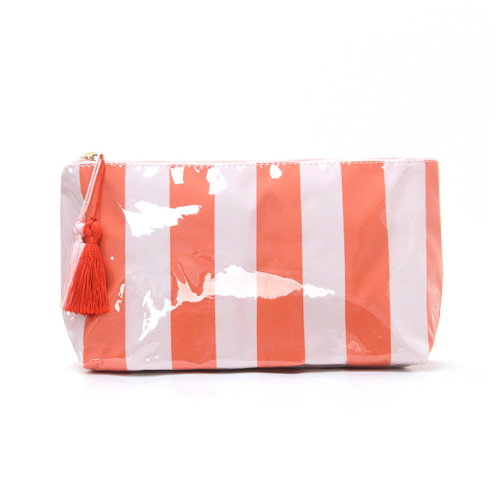 Cosmetic storage bag with water-repellent surface and tassel detail Kalsten