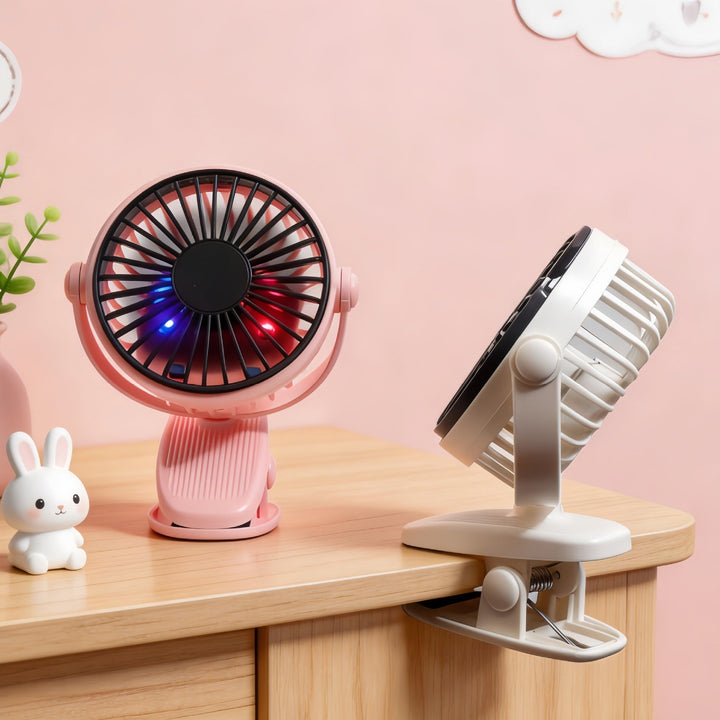 Ladies portable USB fan with flexible tilt mechanism Kalsten