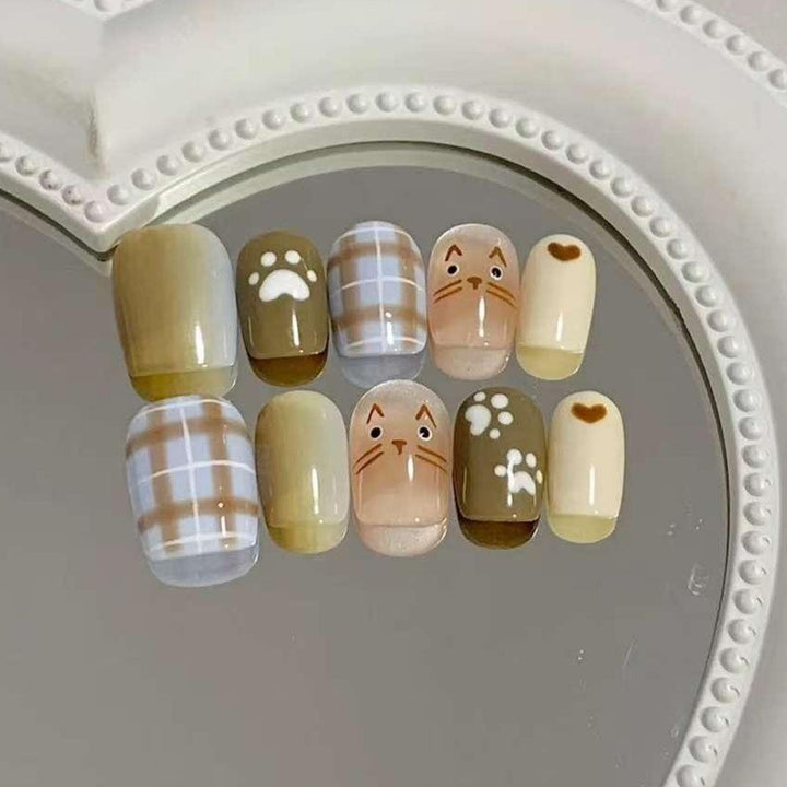 Fun Animal Design Artificial Nails Kalsten