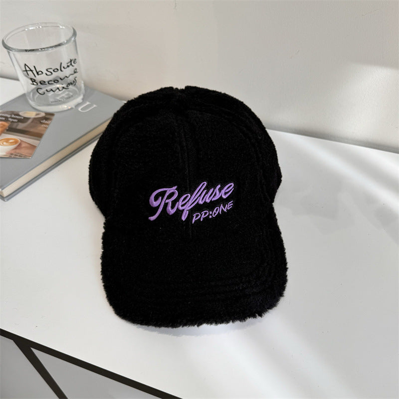 Women's Fuzzy Textured Baseball Cap Kalsten