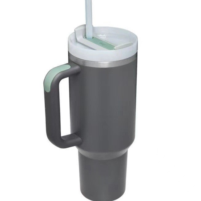 Ladies Insulated Mug with Handle and Practical Straw Kalsten