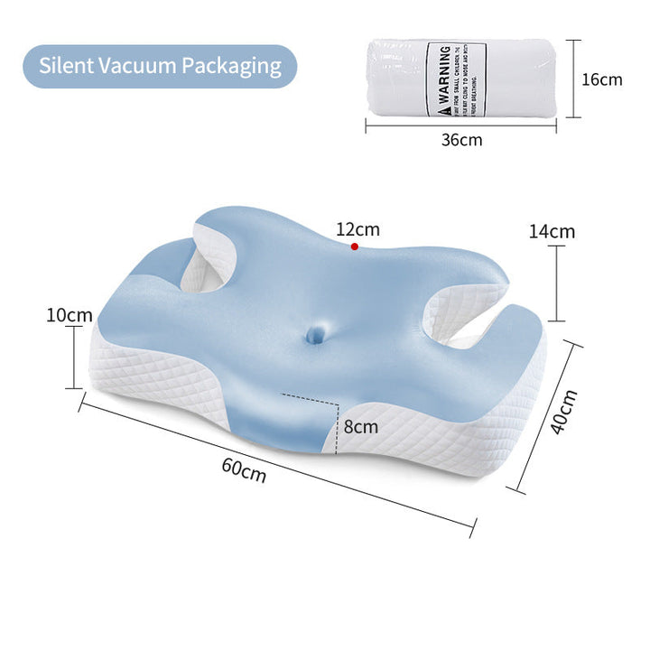 Ergonomic Neck And Shoulder Sleep Pillow With Cooling Gel Surface Kalsten