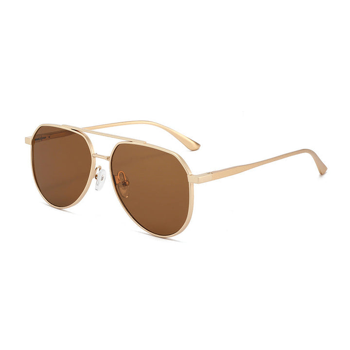Men's Geometric Metal Frame Sunglasses Kalsten
