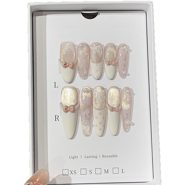 Decorative 3D Nail Art Press-On Set Kalsten