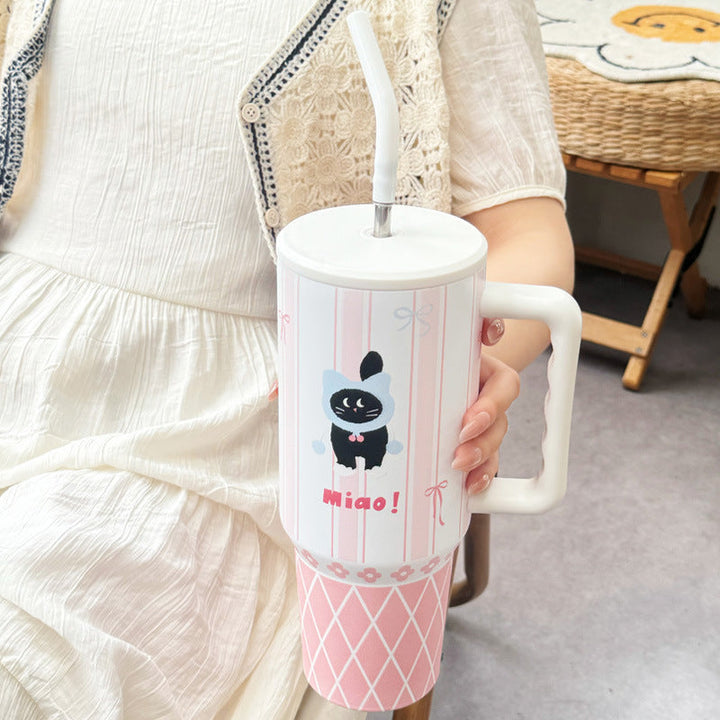Women's thermos cup with cheerful vegetable design Kalsten