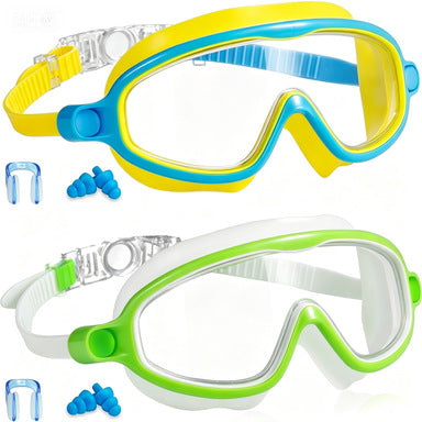 Swim protection goggles with adjustable nose piece and anti-fog technology Kalsten