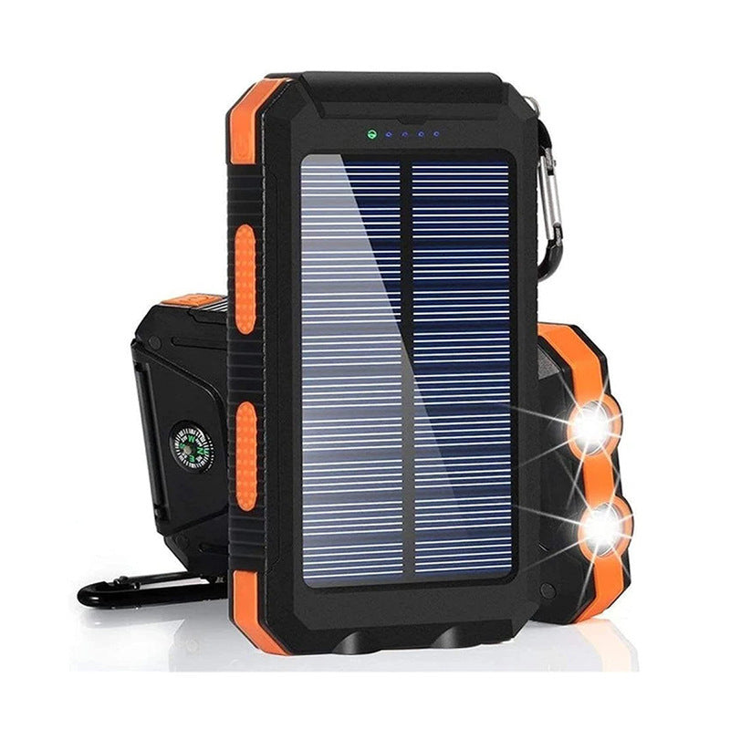 Solar Power Bank with Integrated LED Flashlight and Sturdy Design Kalsten