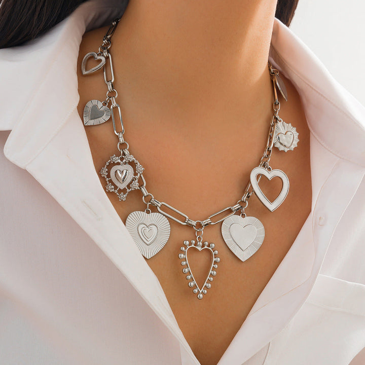 Kalsten | Chunky Heart Charm Necklace