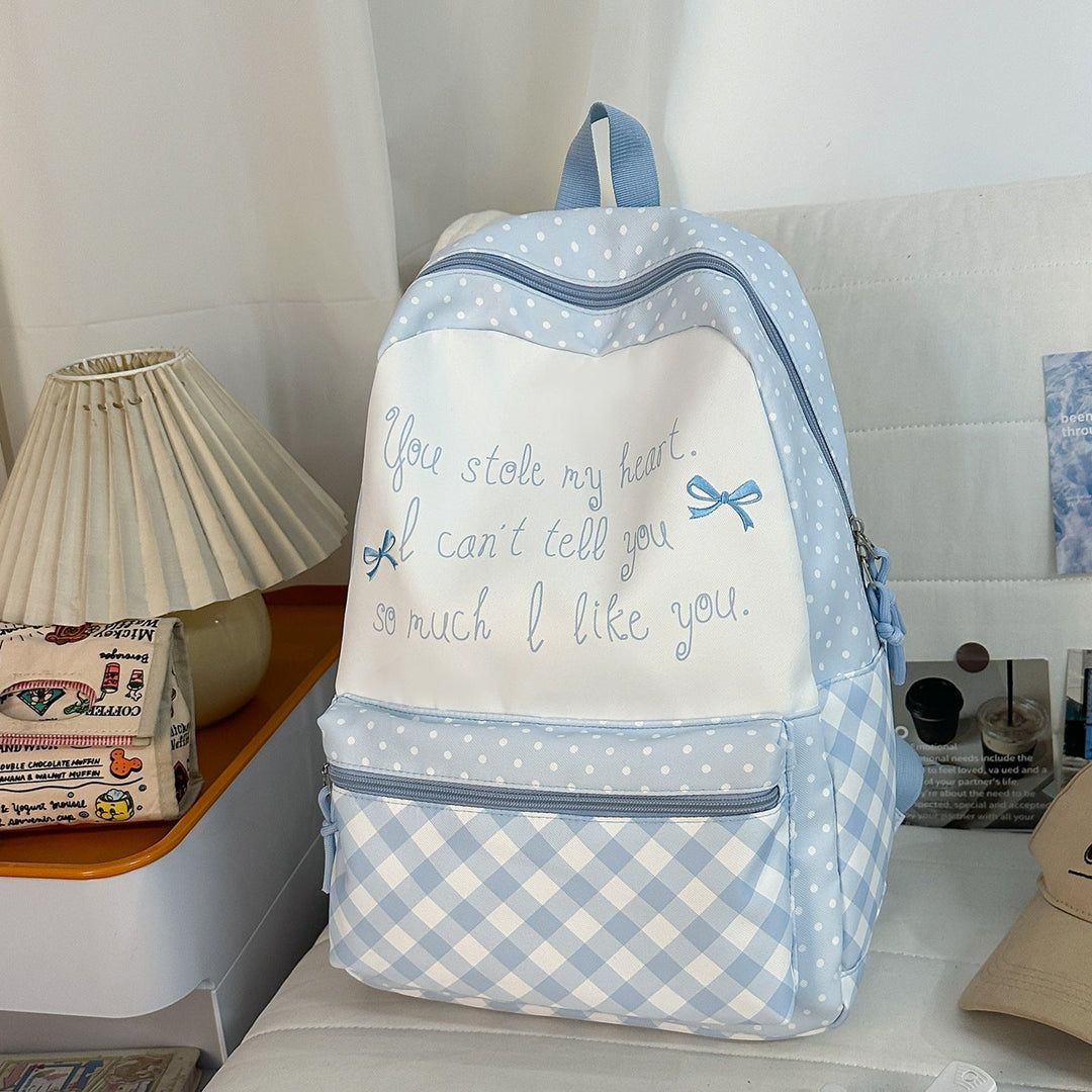 Charming Cotton Print Backpack Kalsten