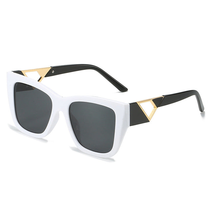 Women's Oversized Sunglasses with Modern Geometric Design and Elegant Metal Accent Kalsten