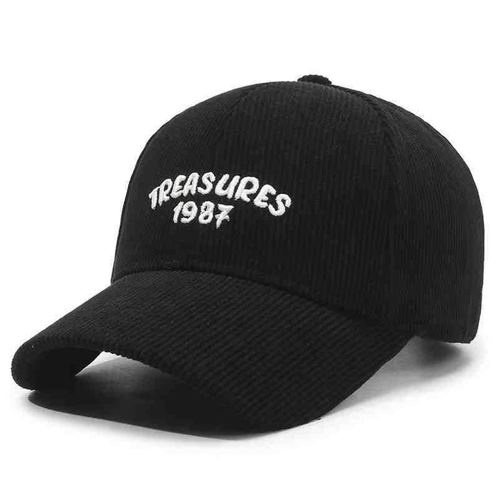 Women's Corduroy Embroidered Baseball Cap Kalsten