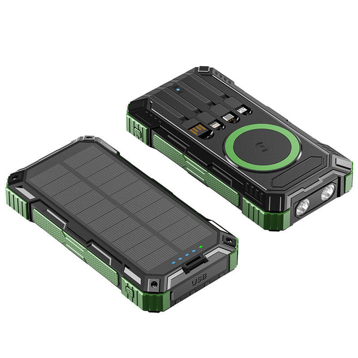 Solar Powerbank With Integrated LED Light Kalsten