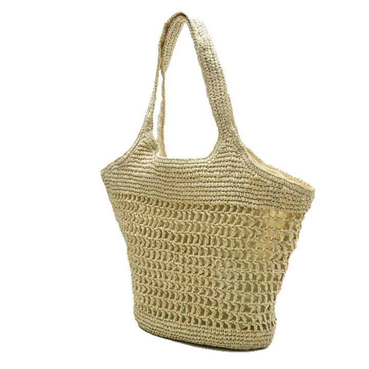 Spacious market bag made of natural material Kalsten