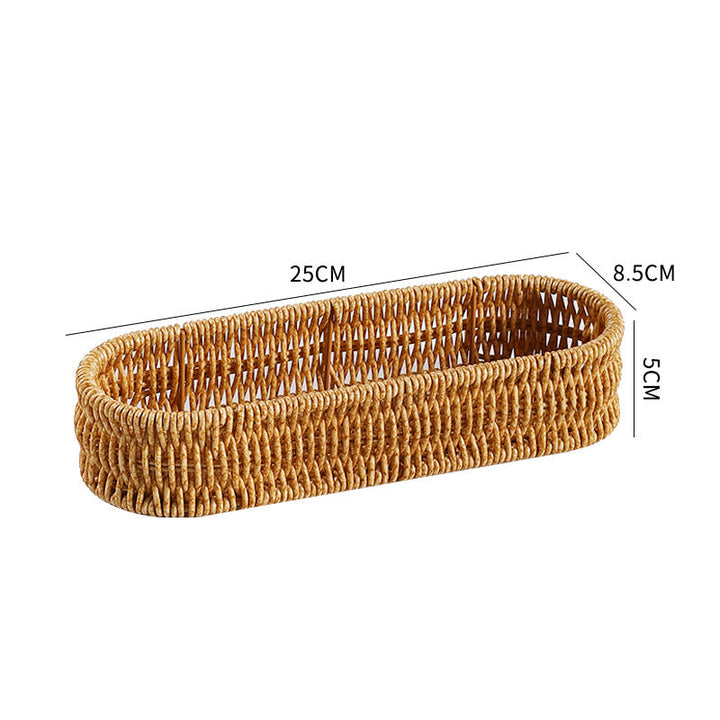 Oval Woven Storage Tray Kalsten