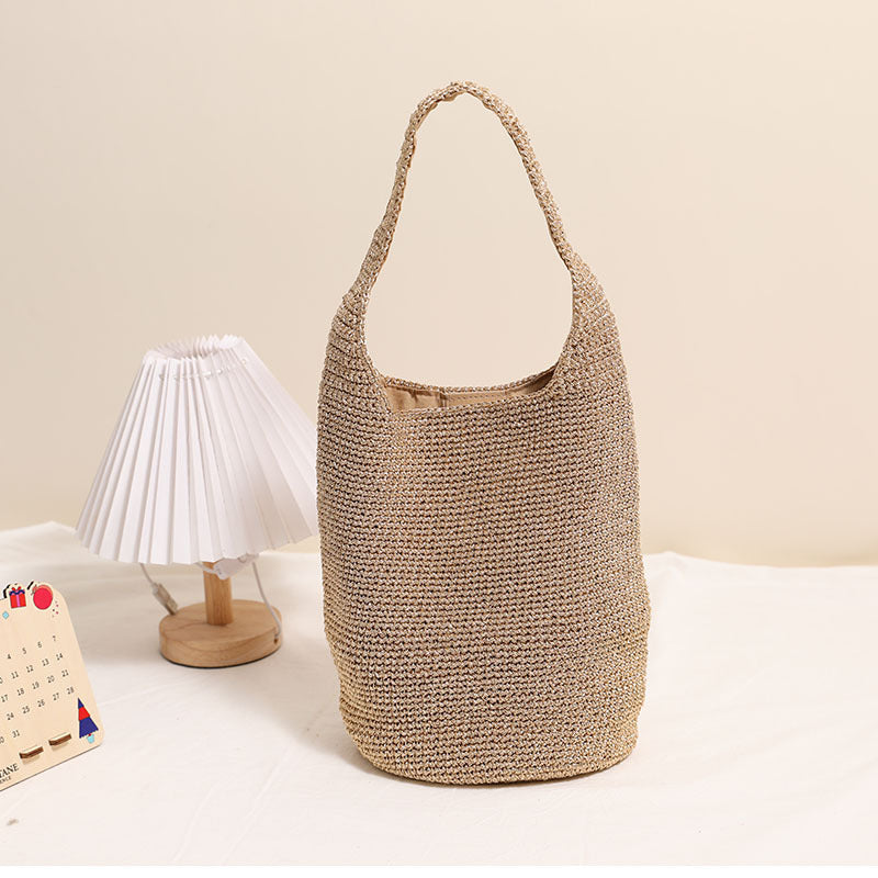 Handcrafted shopping bag in modern net design Kalsten