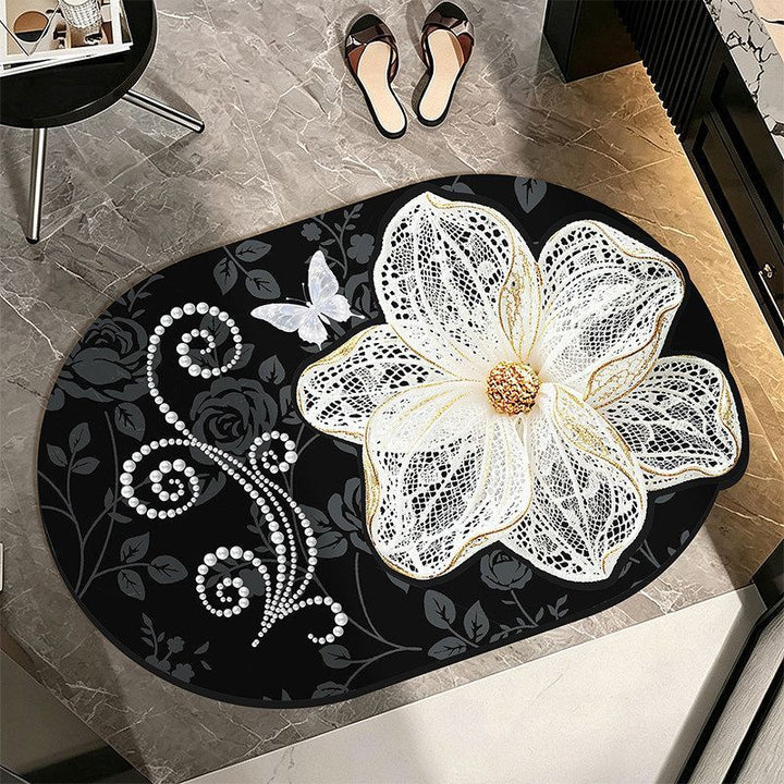 Ornate Floral Area Rug