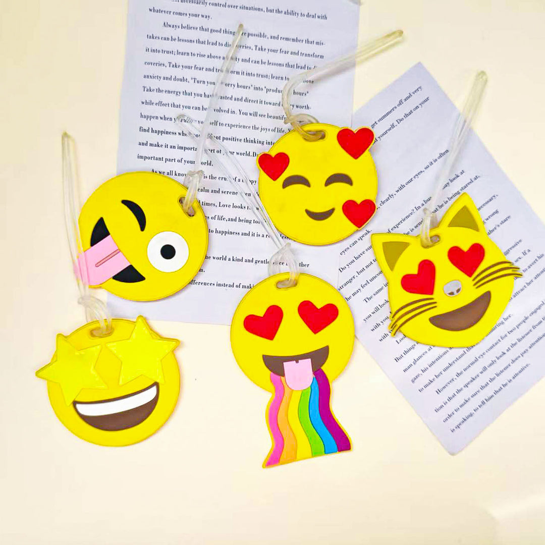 Unisex Emoji-Inspired Luggage Tag Kalsten