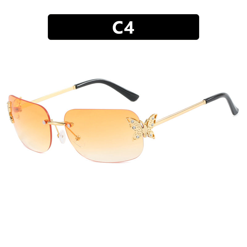 Ladies fashionable sunglasses with delicate butterfly design and protective lenses Kalsten
