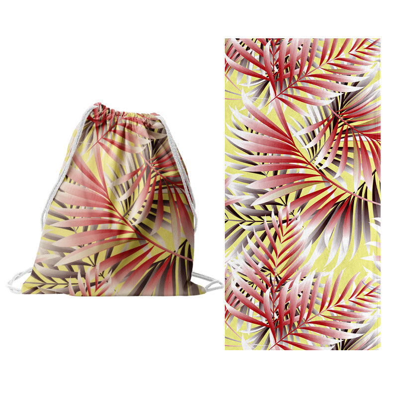 Sporty tote bag with floral design Kalsten