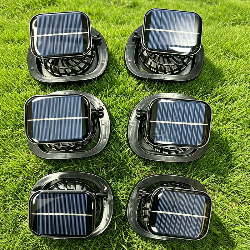 Unisex portable solar-powered mini fan with integrated solar panel Kalsten