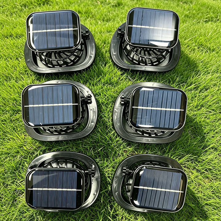 Unisex portable solar-powered mini fan with integrated solar panel Kalsten