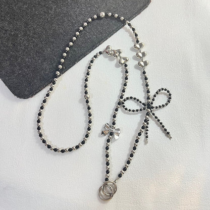 Elegant Pearl and Chain Necklace Acalora