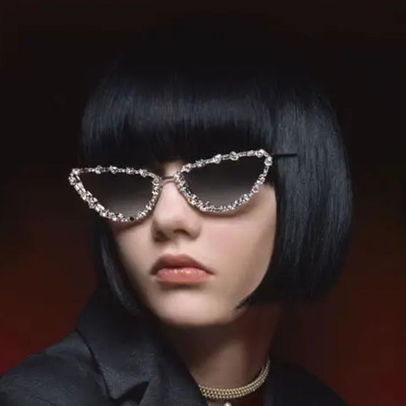 Ladies elegant Cat-Eye sunglasses with glamorous stone setting Kalsten