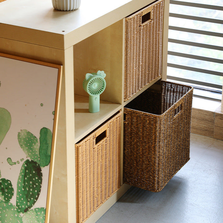 Unisex Spacious Storage Basket made of Woven Natural Material Kalsten