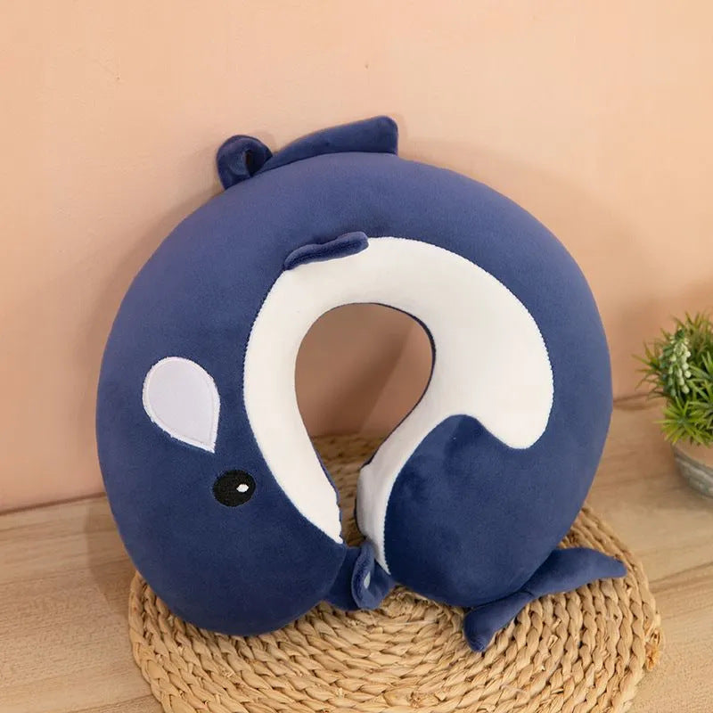Unisex Neck Support Pillow with Cute Animal Design Kalsten