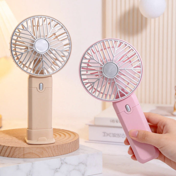Portable battery-operated handheld fan with multiple speed settings Kalsten