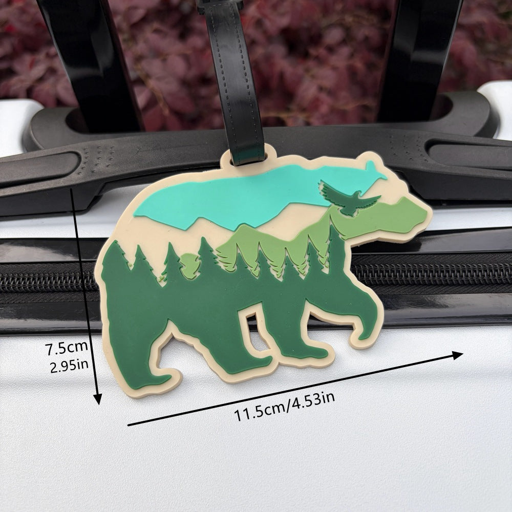 Bear-Shaped Travel Luggage Tag Kalsten