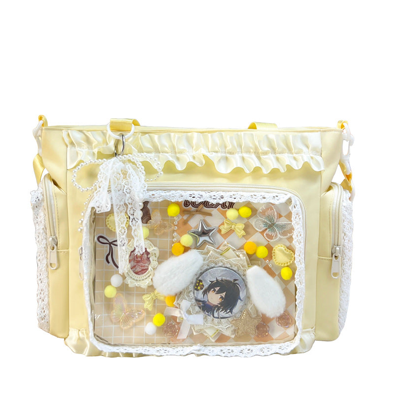 Decorative Character Print Handbag Kalsten