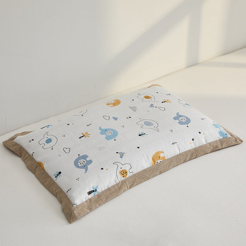 Cozy pillow with colorful rainbow motif Kalsten