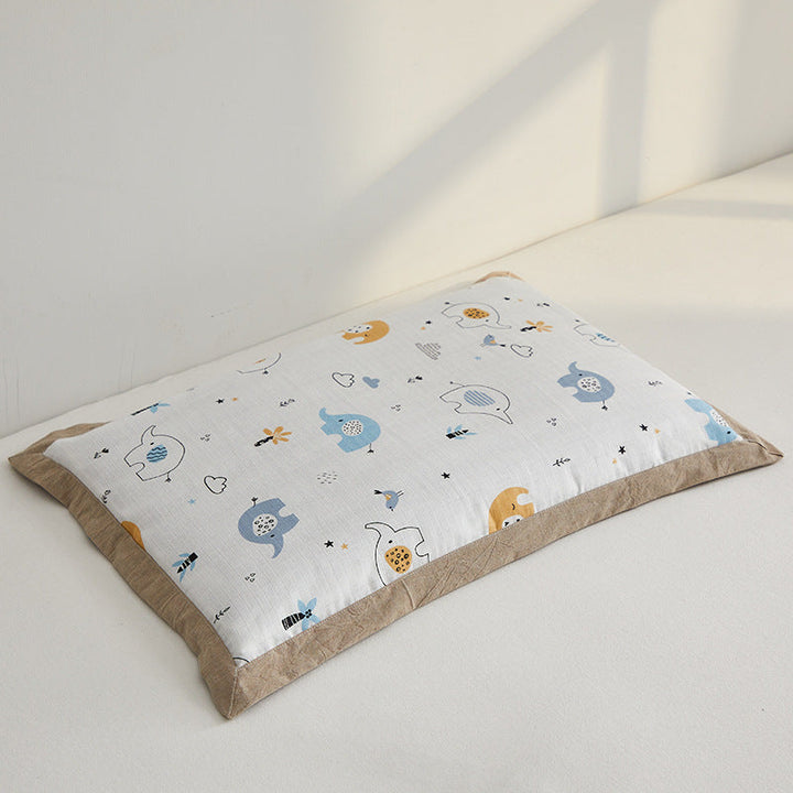 Cozy pillow with colorful rainbow motif Kalsten