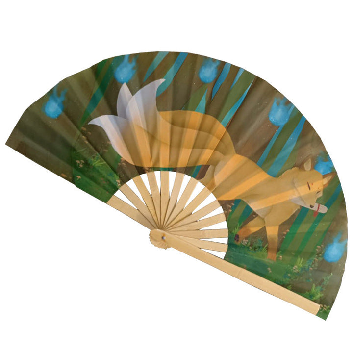 Women's fan with creative drag motif Kalsten