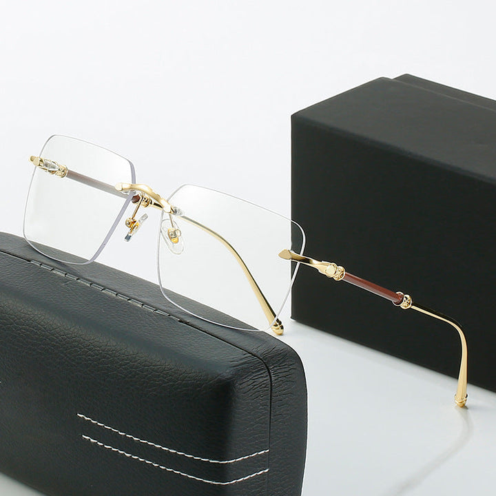 Women's fashionable sunglasses with square frame and luxurious accents Kalsten