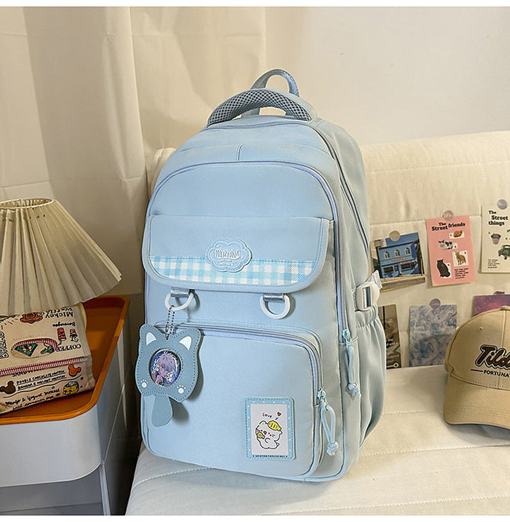 Cute Character Design Utility School Backpack