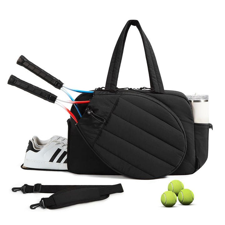 Sporty tennis bag with special racket compartments Kalsten